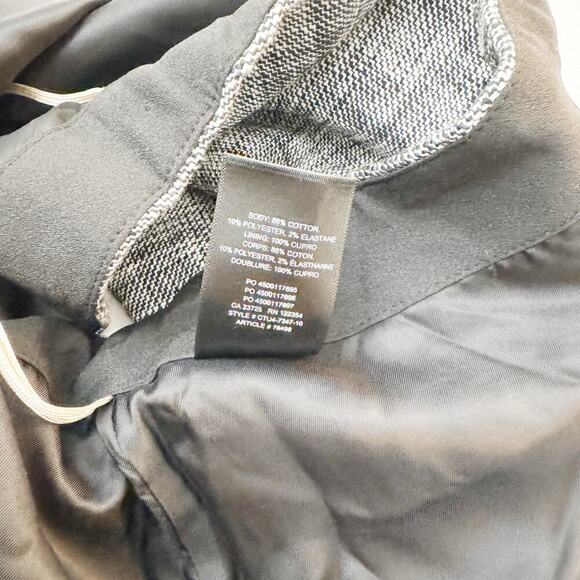 Wilfred Crosshatch Patterned Mini Skirt Black/Grey Size 0 - Picture 3 of 5